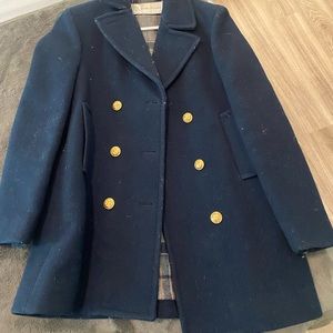 Evan Picone Vintage Navy Wool Coat